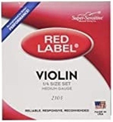 Super Sensitive Orchestra Tone Violin Strings, 1/4