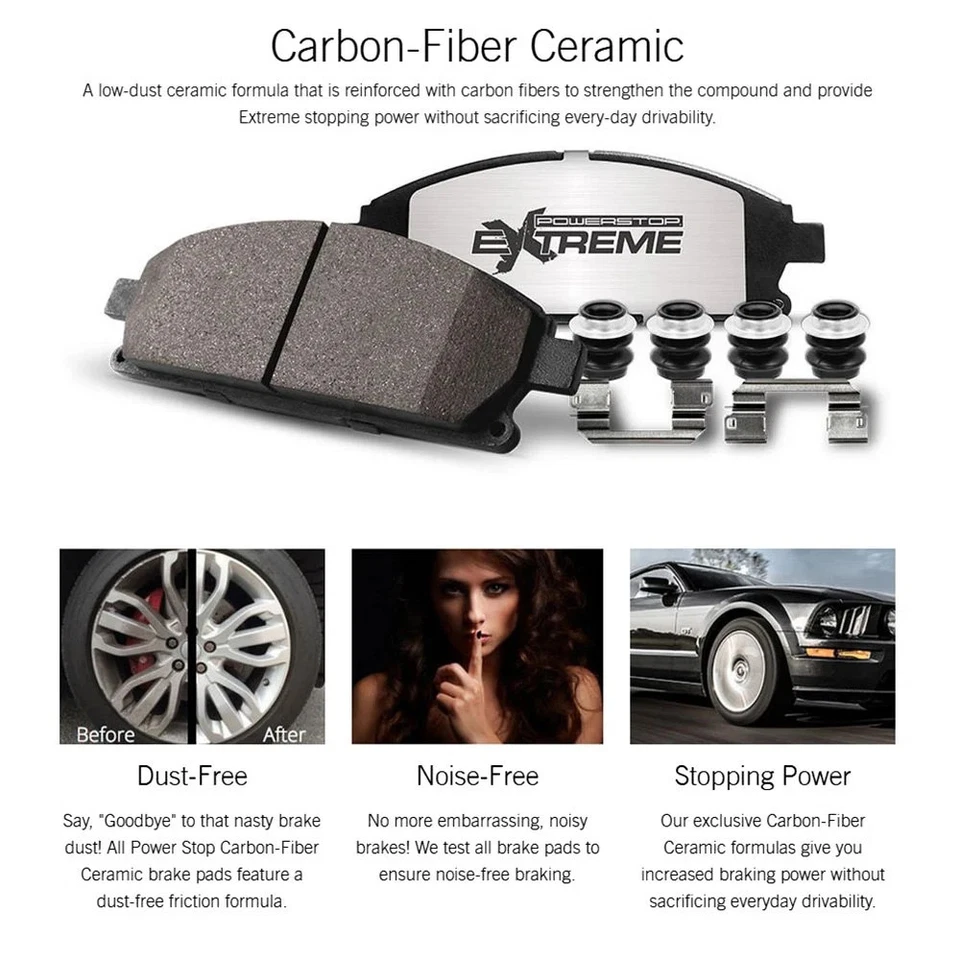 For Mercedes-Benz G63 AMG 13-18 Brake Pad Set Z26 Extreme Street Performance — 第 3/4 张图片