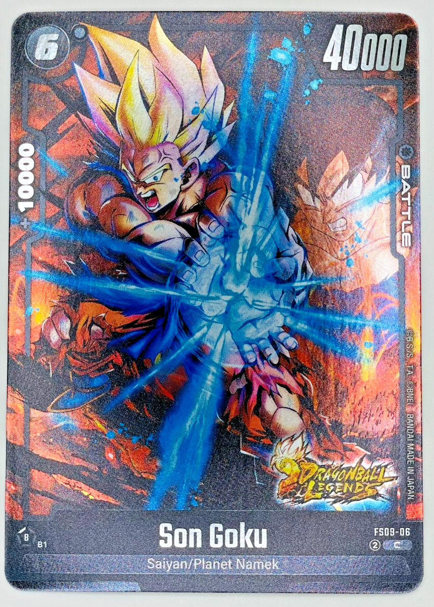 Son Goku FS09-06 Foil DB Legends Stamp Dragon Ball Super Card Game