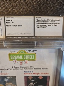 Nintendo NES Sesame Street 123 WATA 9.6 A+ 