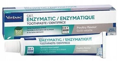 VIRBAC Enzymatic Zahnpasta für Hunde und Katzen 70 g