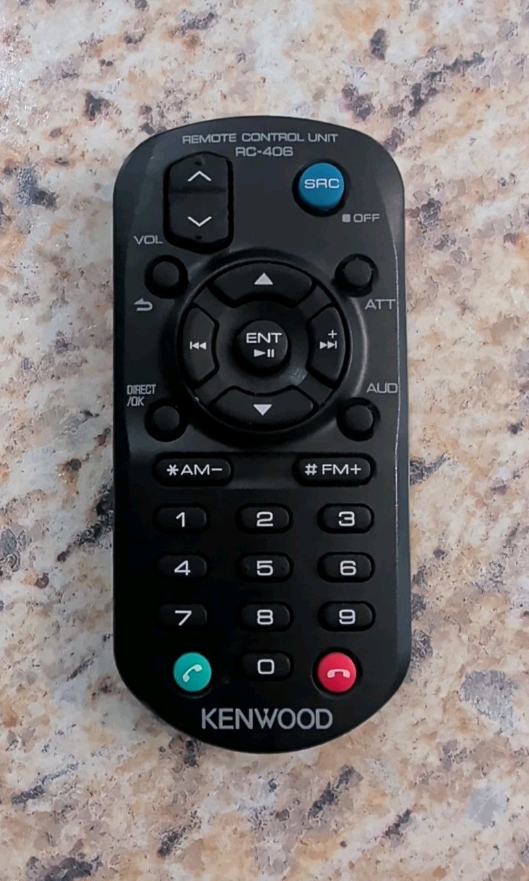 Genuine OEM Kenwood RC-406 Car Stereo Remote Control