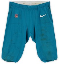 Travon Walker Jacksonville Jaguars Game-Used #44 Teal Pants vs.