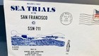 1981 ship cachet of sub San Francisco SSN-711 Sea Trials, posted Newport News,VA — photo 3