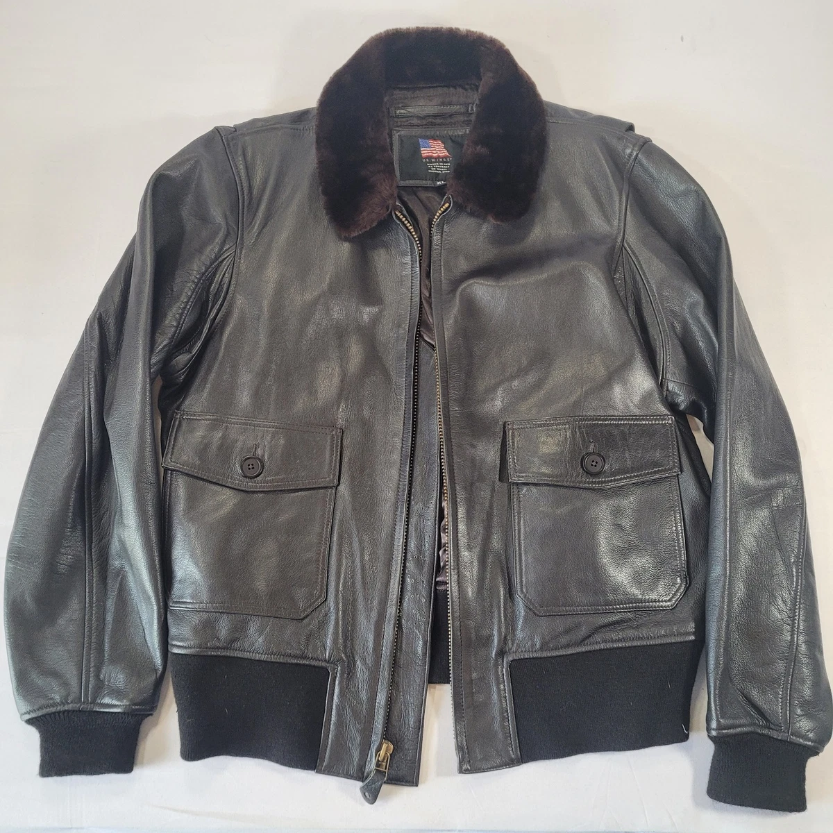 Leather Regular Size XS Vintage Outerwear Coats & Jackets for Men