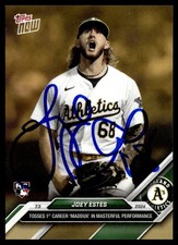 2024 Topps Now Road Opening Day Bonus Joey Estes RC Athletics #ODB15 Signed