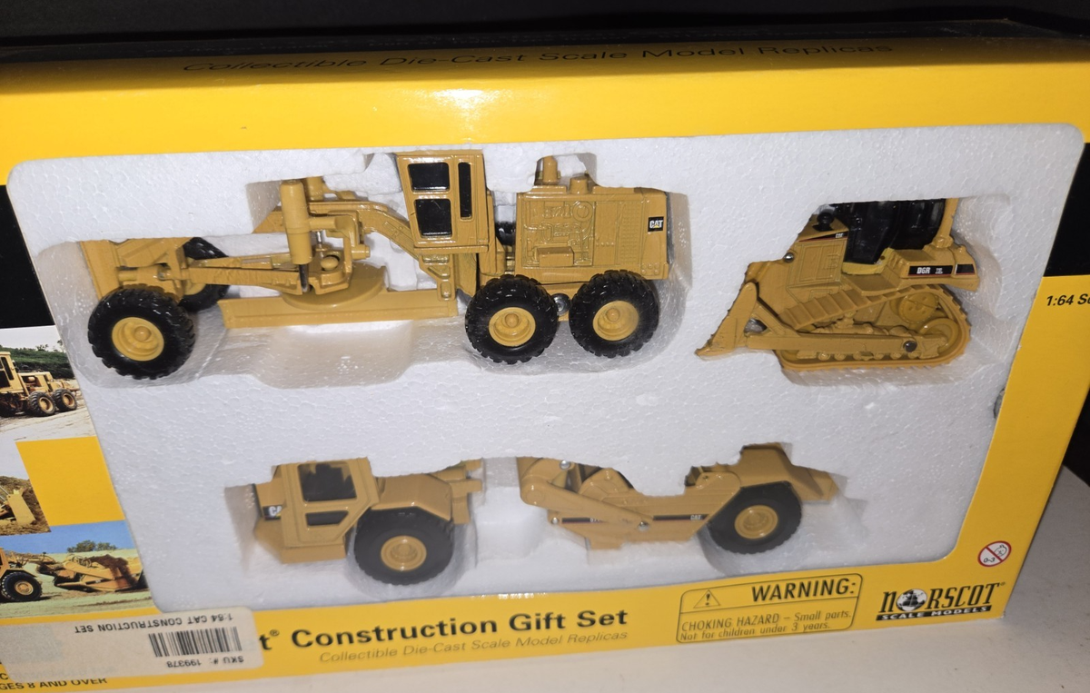 1/64 Norscot CAT Construction Gift Set 12G Grader, D6R, 611