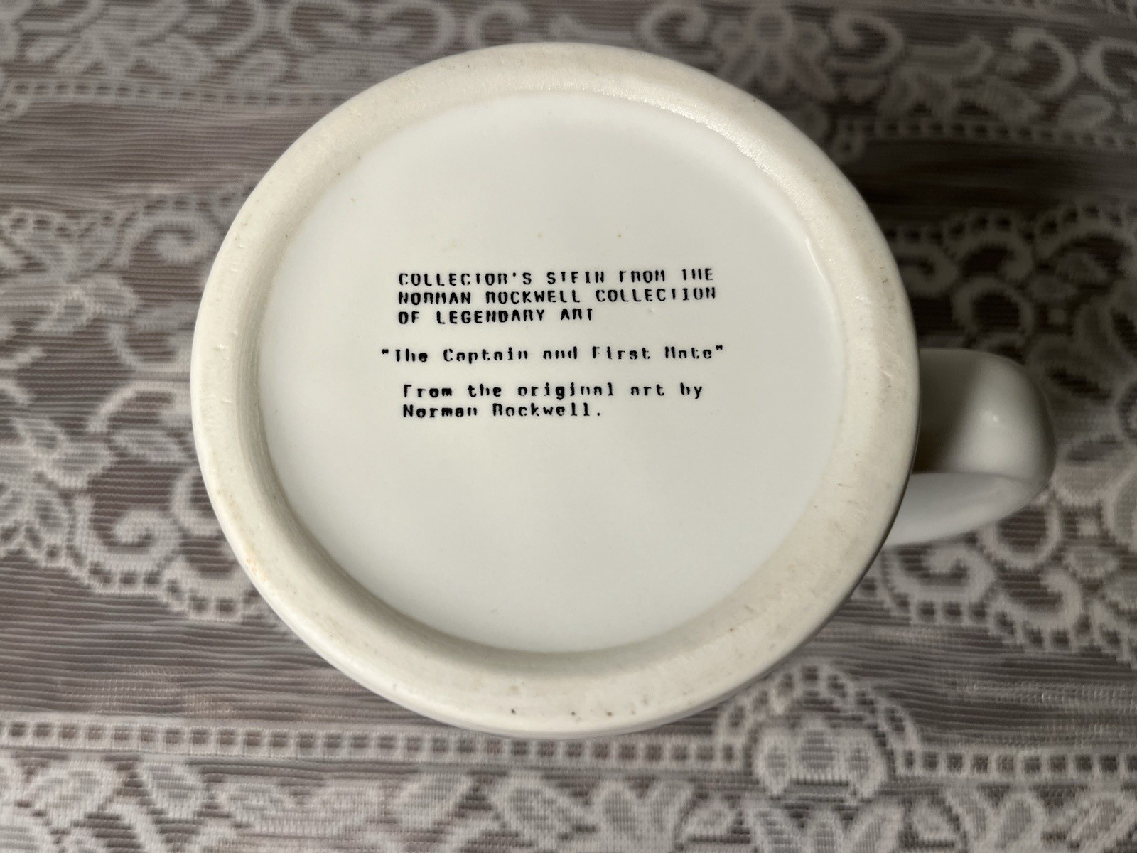 Norman Rockwell Collection The Captain And First Mate Coffee Mug / Beer Tankard