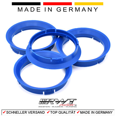 4 Zentrierringe 63,3 x 57,1 für ALUTEC RIAL ATS PLW CMS DBV Proline VW AUDI(#13)
