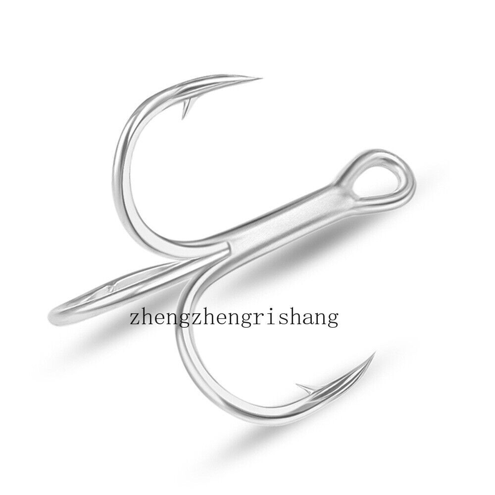 Triple Fishing Hooks Strong Large Format Fishing Hooks Treble Hook 14#-3/0# Triple Fishing Hooks Strong Large Format Fishing Hooks Treble Hook 14#-3/0#