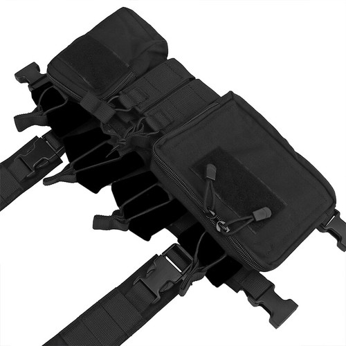 WoSporT Tactical Chest Rig Tool Vest Tactical Vest w/ Mag Pouch Military Gear MC - Picture 13 of 25