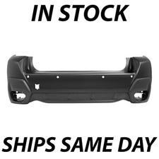 New Primered - Rear Bumper Cover Fascia For 2018-2023 Subaru Crosstrek W Park