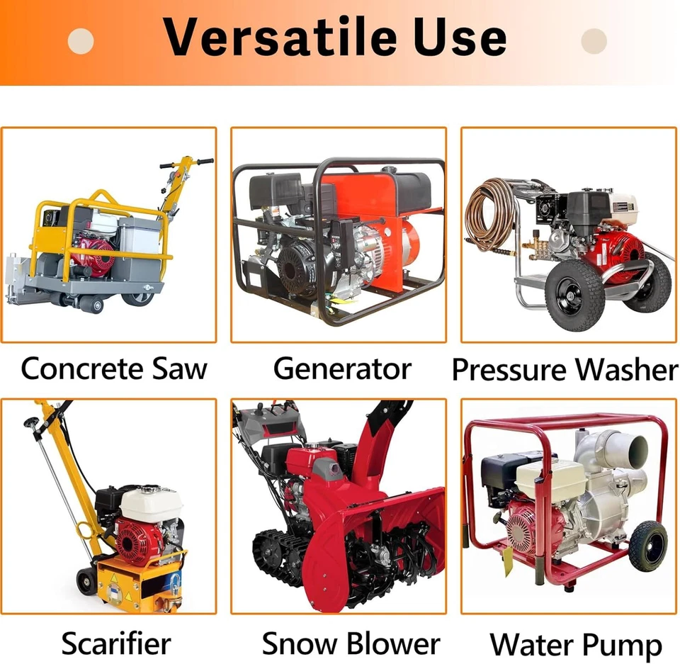 Kit de conversión de carburador de GLP para Honda Dual Fuel 170F GX200 generador propano Foto 2 de 4