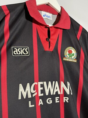 Blackburn Rovers Asics 1994/95 Away Vintage Football Shirt