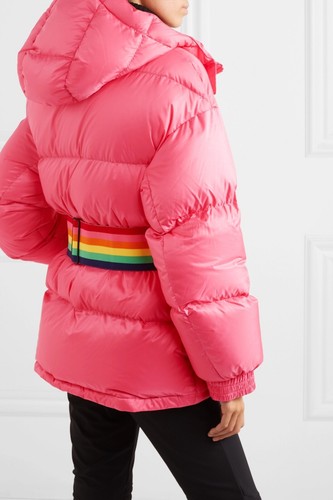 PERFECT MOMENT Belted PINK OVERSIZE PARKA ski jacket NEW SIZE LARGE 2 Belt £540 - Picture 4 of 11