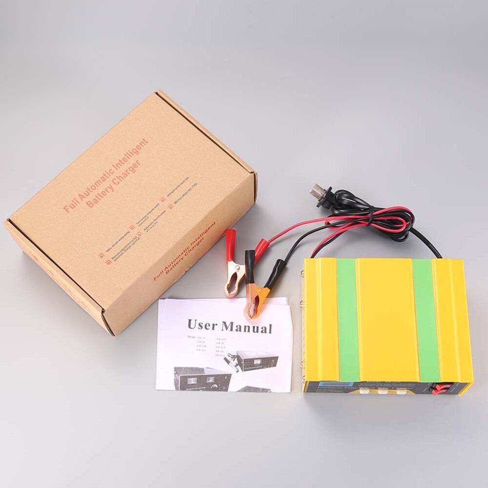Car Battery Charger Heavy Duty 12V/24V Smart Automatic Intelligent Pulse Repair