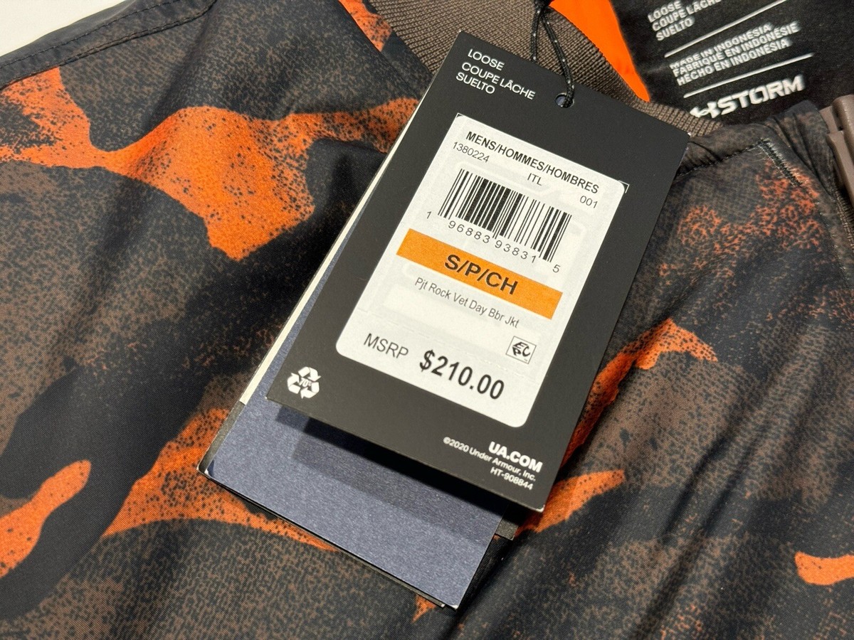 UNDER ARMOUR MD ジャケット オレンジ/ネイビー Under Armour Jacket Men's Orange Used XL 62