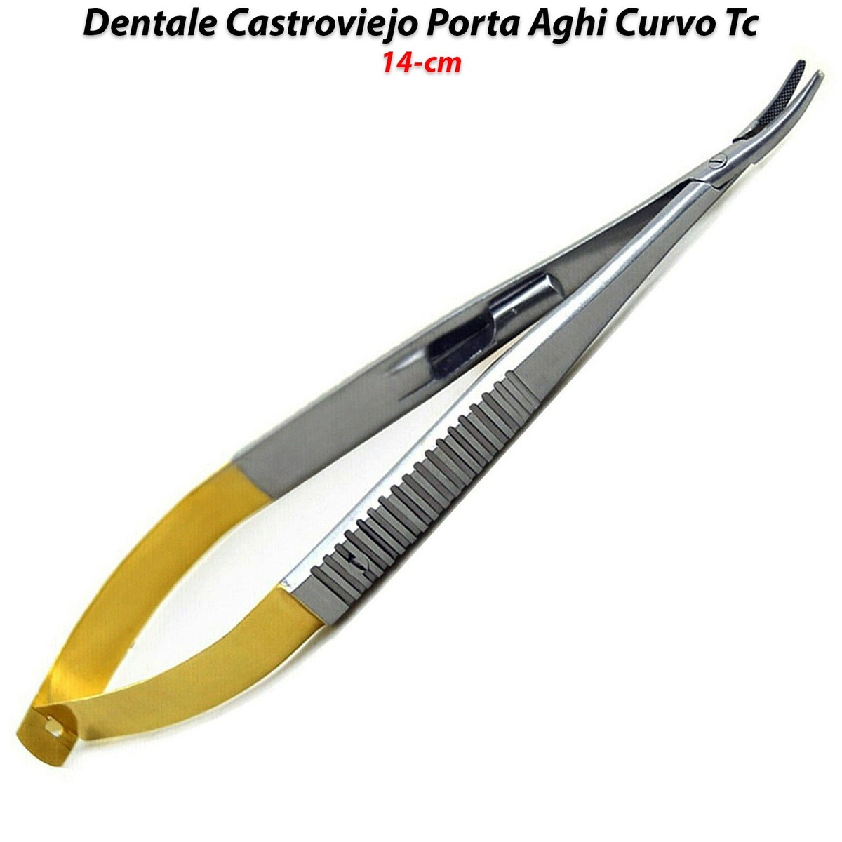 Forbici Noyes Micro Chirurgia Kit Strumenti Dentale Castroviejo: Porta Aghi In Carburo Di Tungsteno E Forbici Noyes - Per Microchirurgia Strumenti Dentistici