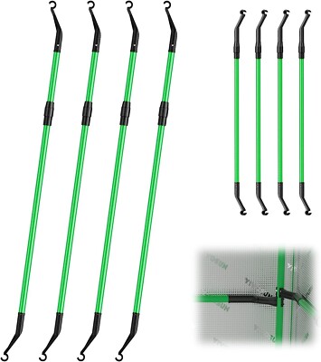 VIVOSUN Growbox High CFM Set, Stangen zur Stabilisierung, 60 120 cm lang,Grün