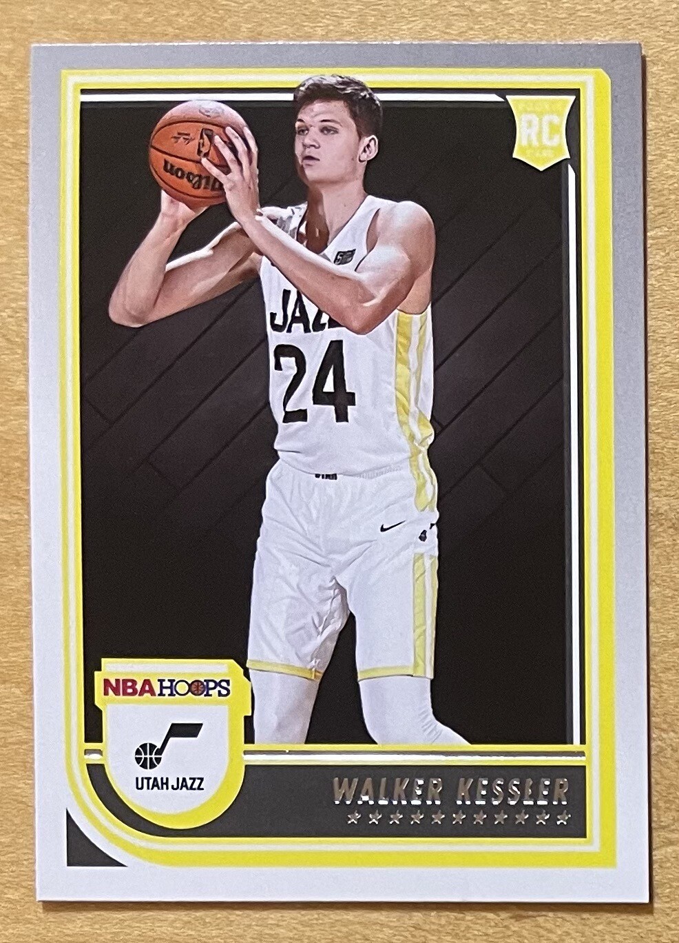 Walker Kessler Rookie 2022-23 Panini Hoops Basketball #252 Utah Jazz Mint