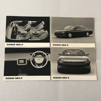 Nissan NEO-X Concept Car Factory Press Photo Photograph Lot of 4