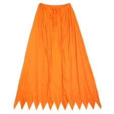32" Orange Cape ~ HALLOWEEN SUPERHERO, RENAISSANCE, COSTUME PARTY SAWTOOTH CAPE
