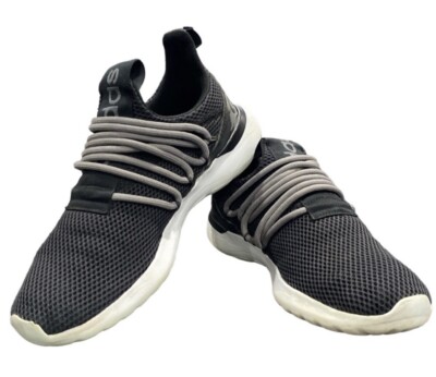 ADIDAS Lite Racer Adapt Men's 10 Black Gray Running Sneakers