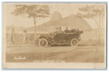 Alex Shooting Up Rio De Janeiro US Navy Sailors Brazil RPPC Photo Postcard