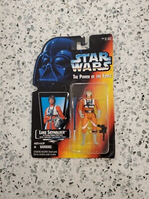 Star Wars Power Of The Force POTF Luke Skywalker X-Wing Pilot New Sealed 1995