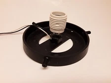 gas pump globe lighted mounting ring 