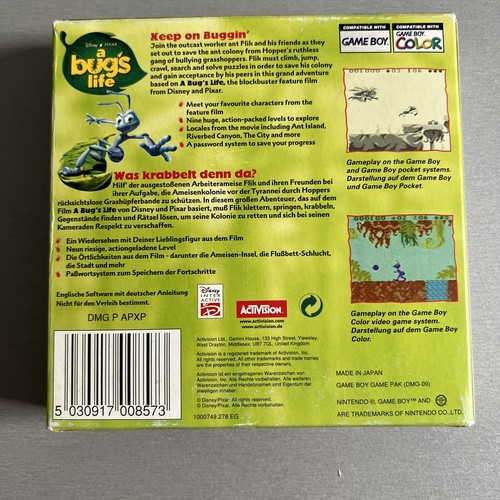 Game Boy Color Disney Pixar a Bug's Life mit OVP und Anleitung EUR - Bild 2 von 3