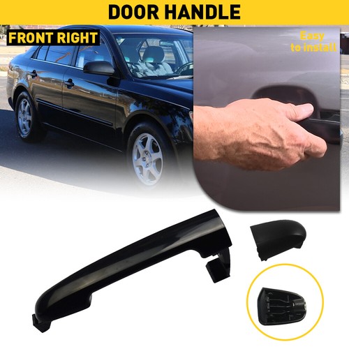 Exterior Front right Passenger Black Door Handle For 2006-2010 Hyundai Sonata - Picture 13 of 16
