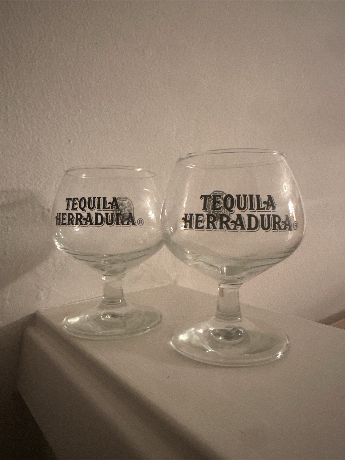 Set Of 2 Herradura Tequila Snifter Glasses eBay