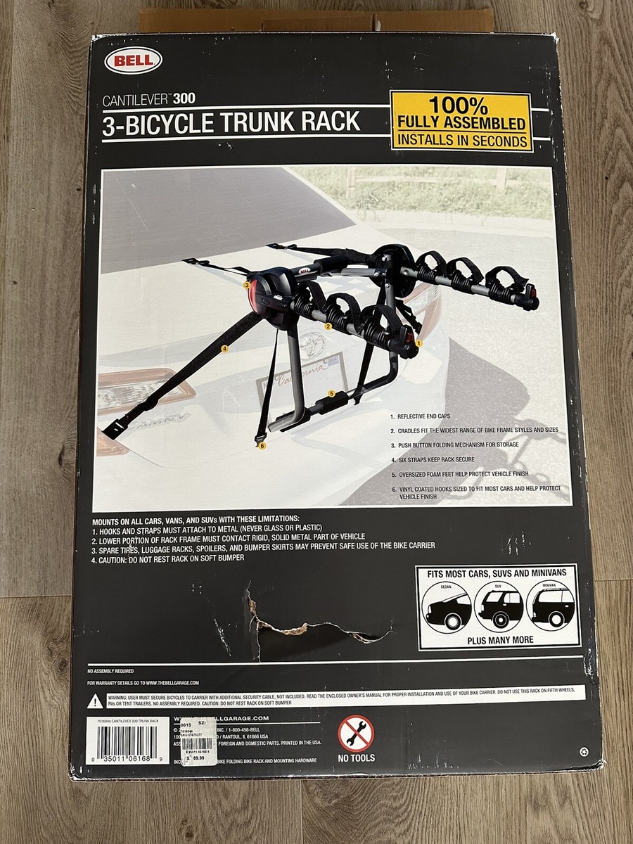 BELL Cantilever 300 Bike Bicycle Trunk Rack 100% Fully