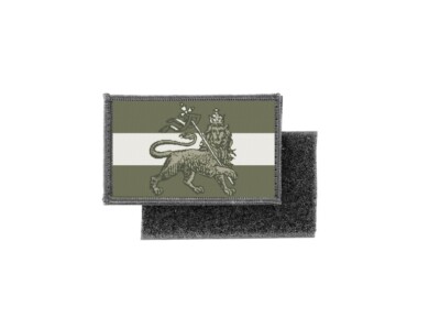 Patch geborduurde opstrijkbare backpack rasta reggae ethiopie leeuw jah