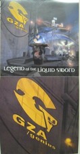 GZA WU-TANG 2002 Liquid Sword 2 sided promotional poster Flawless New Old Stock