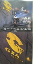 GZA WU-TANG 2002 Liquid Sword 2 sided promotional poster Flawless New Old Stock
