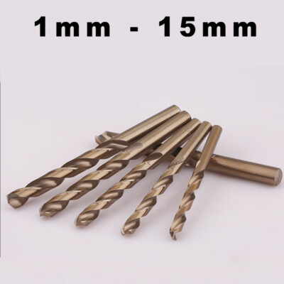 M35 HSS Twist Drill Bit for Aluminum Copper Iron Stainless Steel 1mm - 15mm