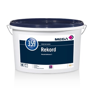 MEGA 359 Rekord  Innenwand weiß 12,50 l Wandfarbe Maler streichen hochwertig