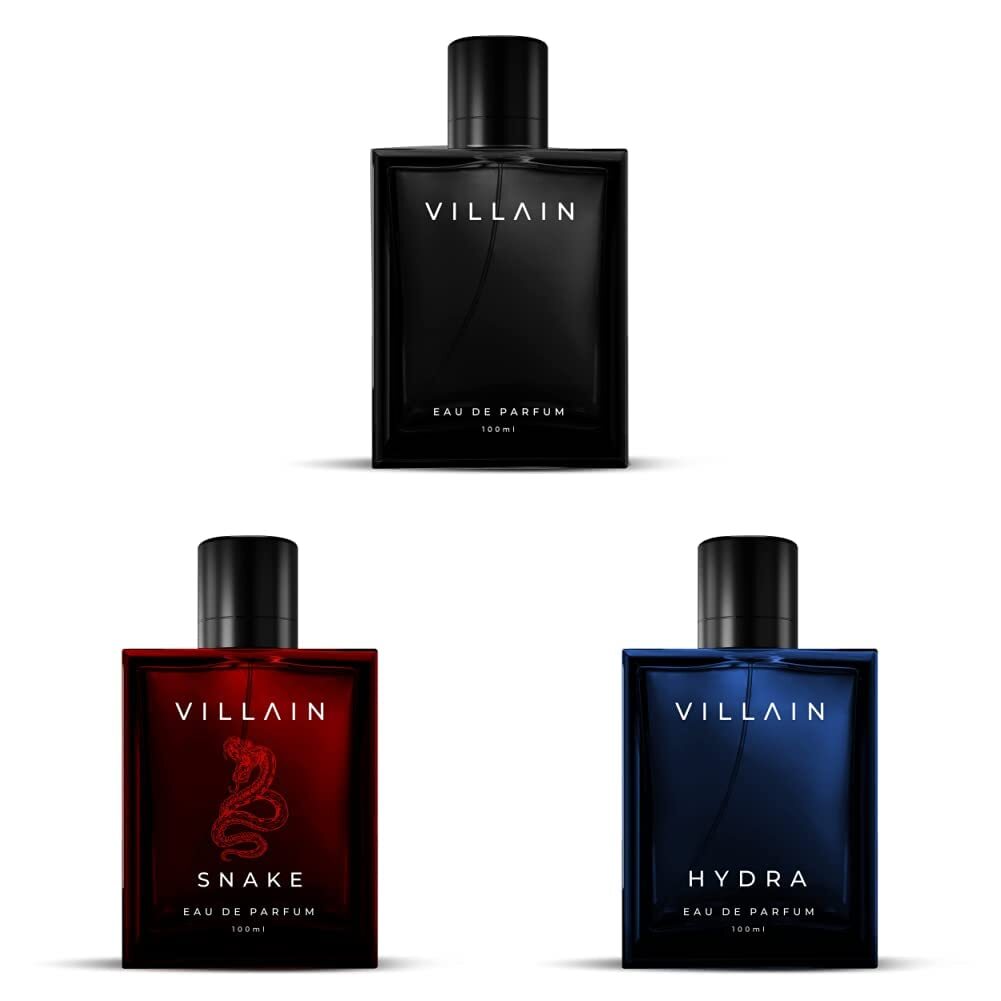 Villain Combo Eau De Parfum Pack of For Men Classic Hydra Snake