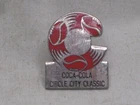 vintage COCA-COLA CIRCLE CITY CLASSIC coke football lapel pin tie tack pinback