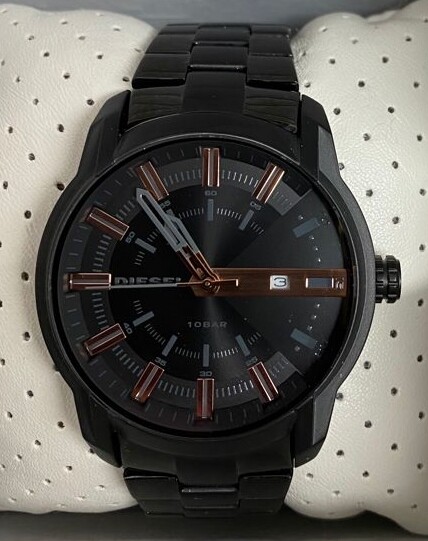 Armbar Watch Dz1767i Diesel Men's Black Dial Stainless Steel Watch