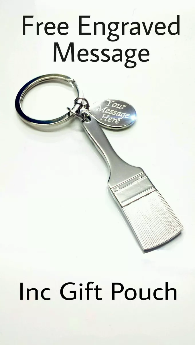 Paint brush best sale keyring
