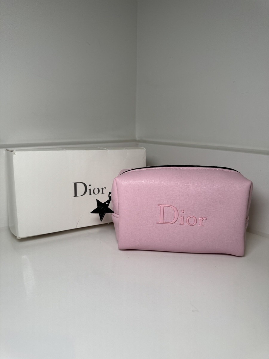 Dior Pouch Vanity Pink Rare Dior Pink Makeup Bag Collectors