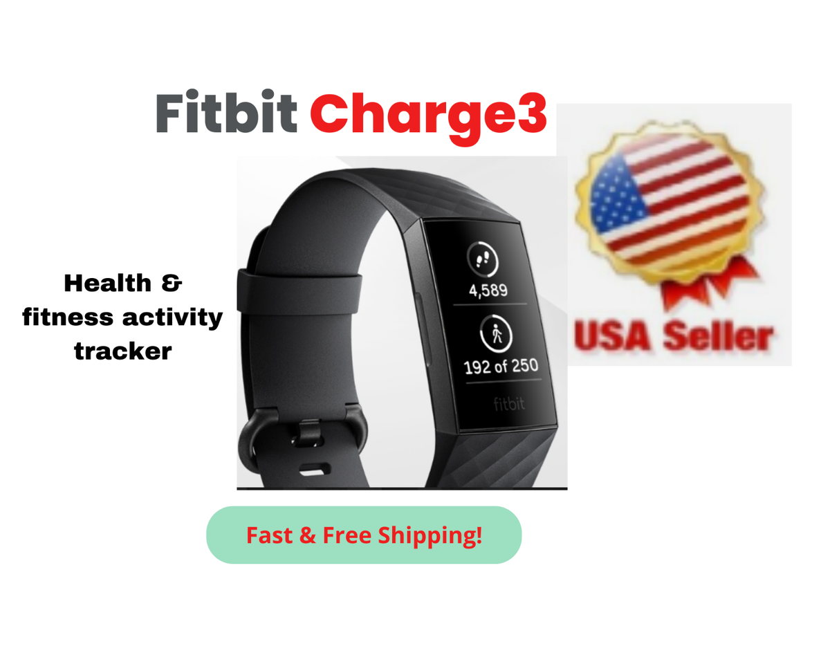 Fitbit Charge Health Fitness Activity Tracker -Black FB409GMBK