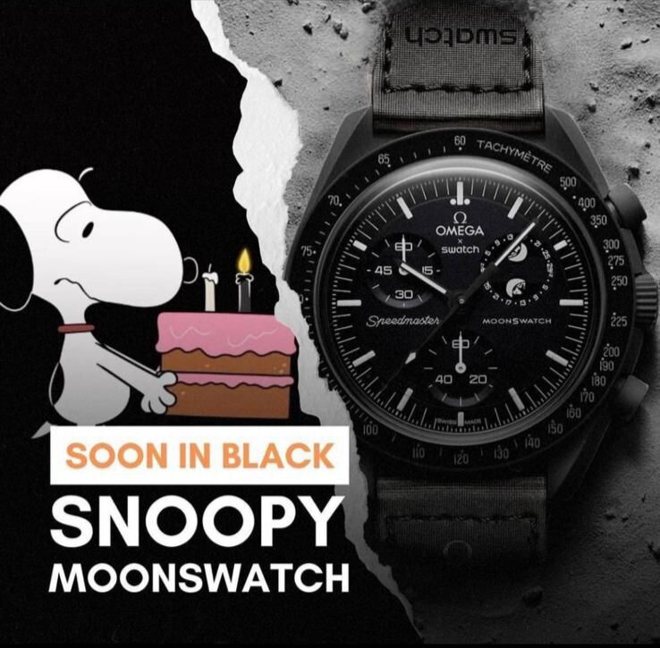 Omega x Swatch - Nuovo - snoopy- MISSION TO THE MOONPHASE- non più