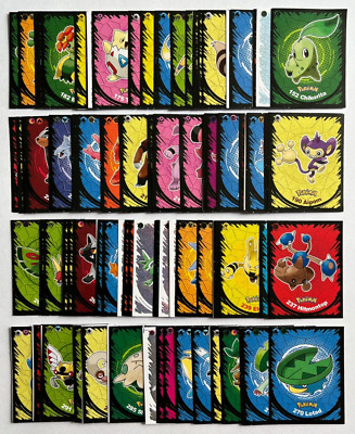 2022 Stickers POKEMON PRISMA 2 Metal Evolution - Full Set 150/150 Peru Lugia