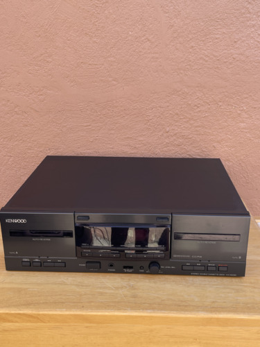 Kenwood Stereo Dual Cassette Deck Kx-W1060