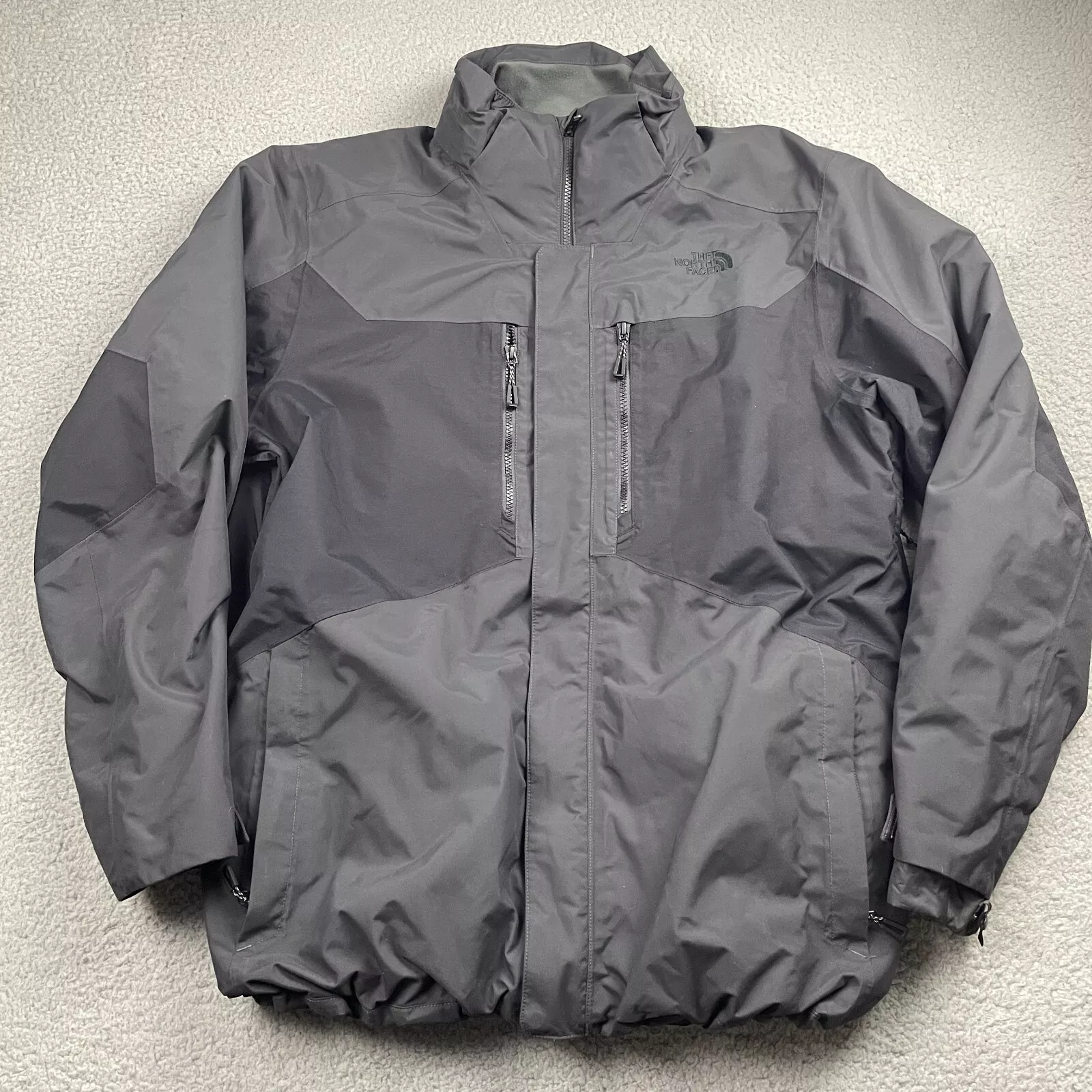 north-face clement triclimate dry vent no hood jacket