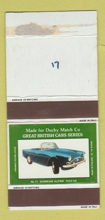Matchbox - Great British Cars Sunbeam Alpine 1959 WEAR